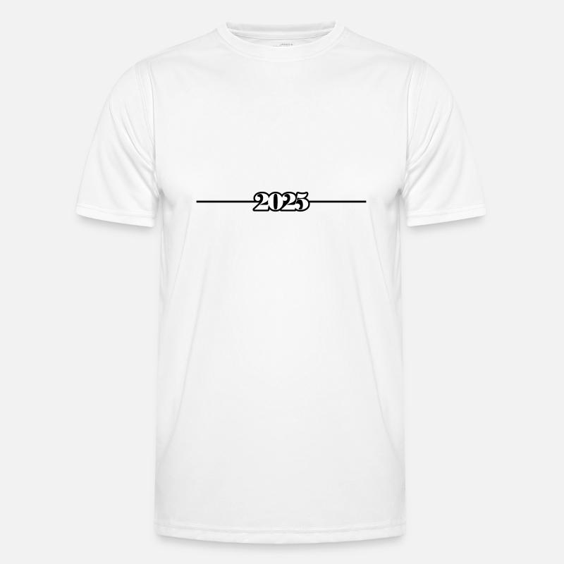 2025 - Männer Funktions-T-Shirt - Weiß