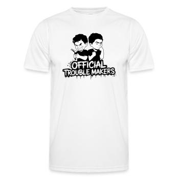 Family Ties - Sibling Love & Rivalry - Men's Functional T-Shirt - white - Front - AI Model Male 178 dark (178cm)