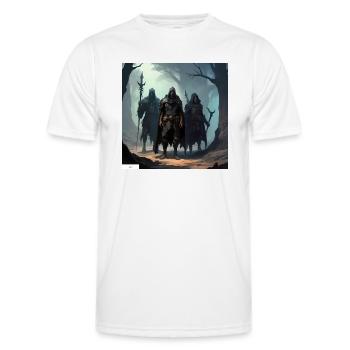 Friends of ancient fantasy - Men's Functional T-Shirt - white - Front - AI Model Male 178 dark (178cm)