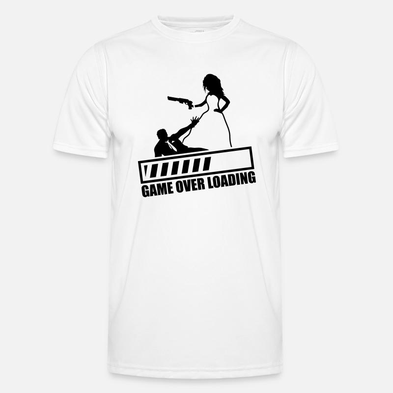 game_over_loading_fa1 - Men's Functional T-Shirt - white