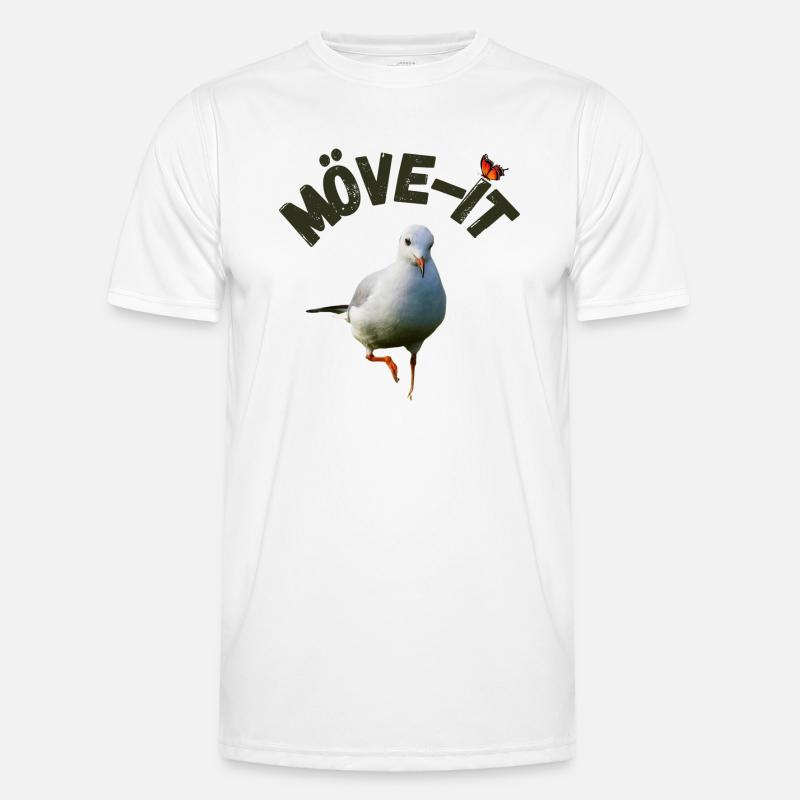 Seagull-it White Edition Men's Functional T-Shirt