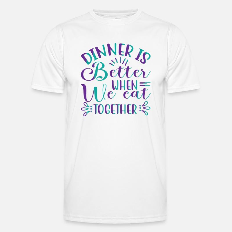 We eat together Men's Functional T-Shirt