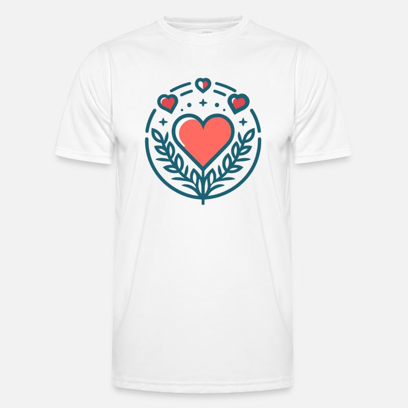 Valentinstag Männer Funktions-T-Shirt