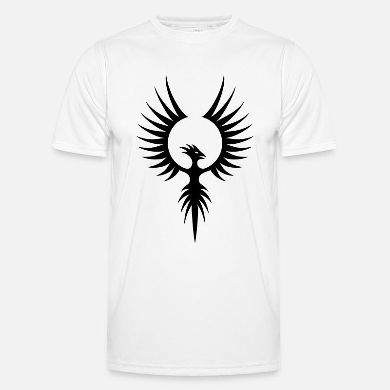 phoenix1 - Männer Funktions-T-Shirt - Weiß