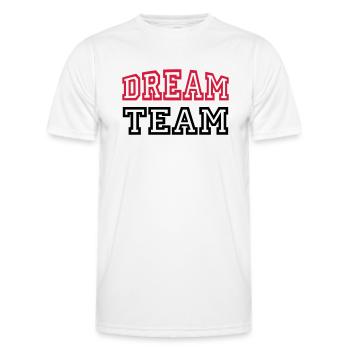 Dream Team - Men's Functional T-Shirt - white - Front - AI Model Male 178 dark (178cm)