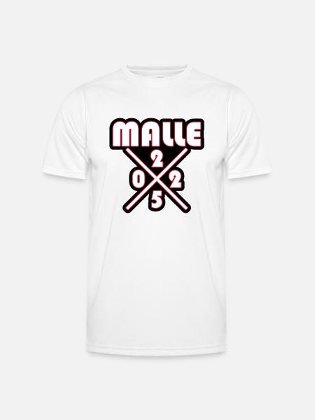 Malle 2025 - Männer Funktions-T-Shirt - Weiß