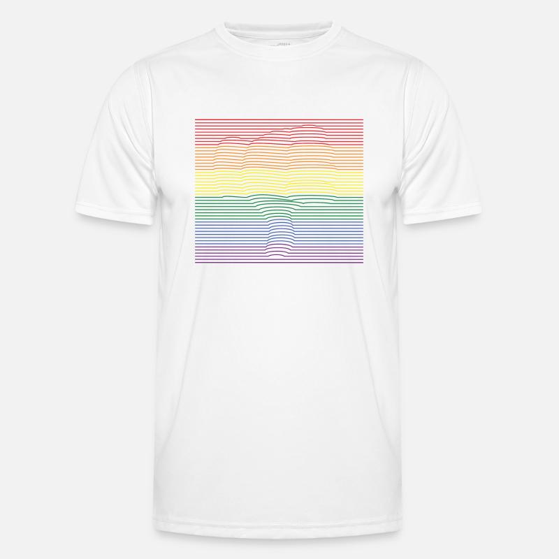 Thumbs down bunt Männer Funktions-T-Shirt