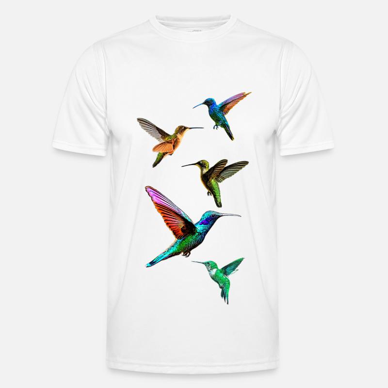 Kolibris Männer Funktions-T-Shirt