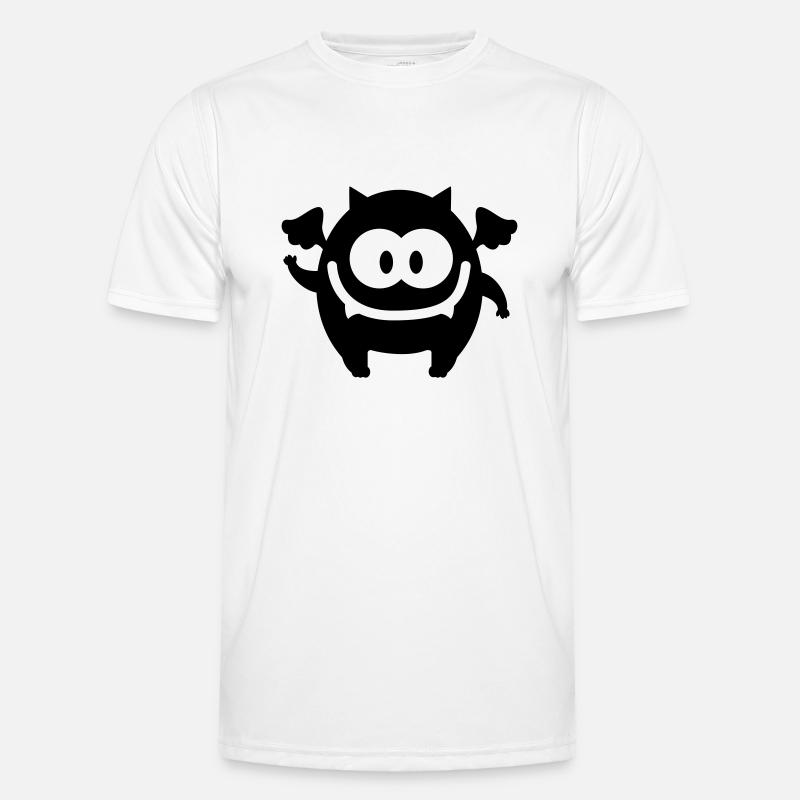 Monsterchen - Line - Men's Functional T-Shirt - white