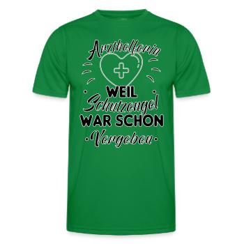 Arzthelferin MFA Krankenschwester Pflegekraft crna - Männer Funktions-T-Shirt - Kelly Green - Vorne - AI Model Male 178 dark (178cm)