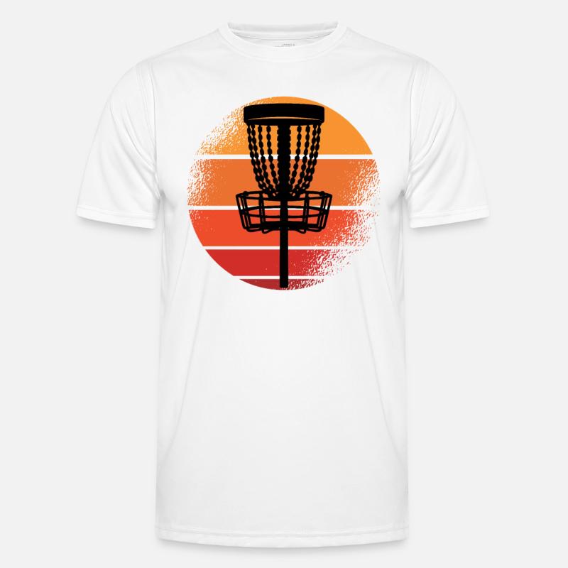 Disc Golf Discgolf Ultimate Discgolf Spieler Disc - Männer Funktions-T-Shirt - Weiß