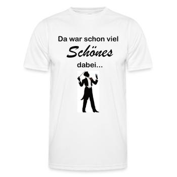 Diregent Lustiger Dirigenten Spruch Geschenk - Männer Funktions-T-Shirt - Weiß - Vorne - AI Model Male 178 dark (178cm)