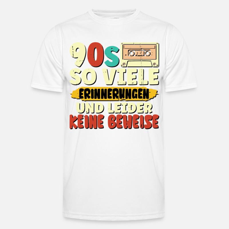 90s So viele Erinnerungen Männer Funktions-T-Shirt