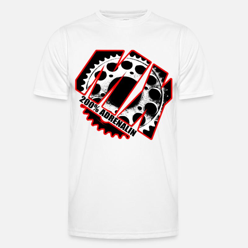 MX 200% Adrenalin Männer Funktions-T-Shirt