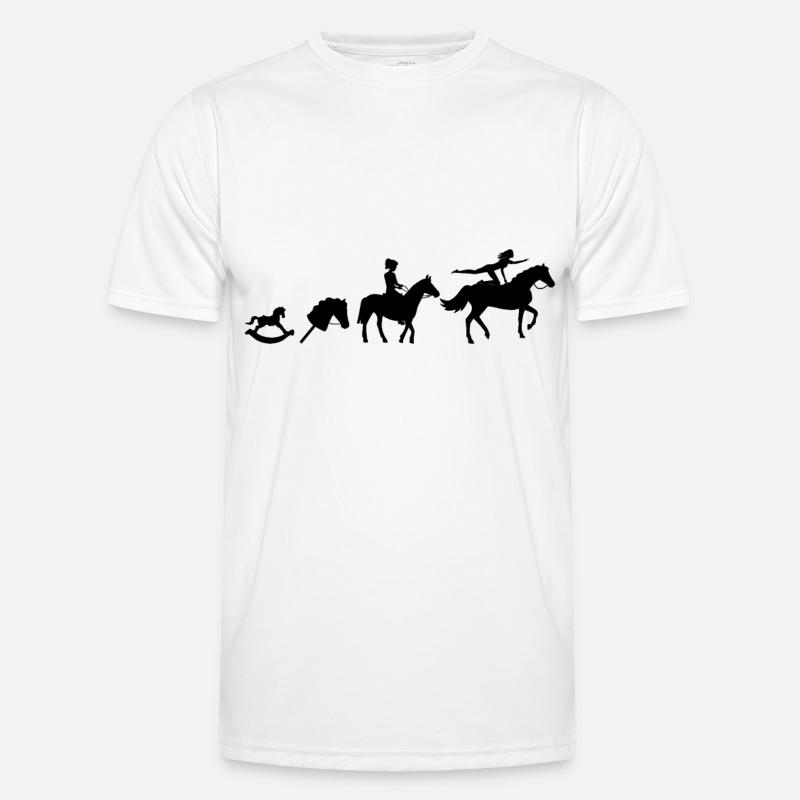 Evolution Voltigieren Riding - Men's Functional T-Shirt - white