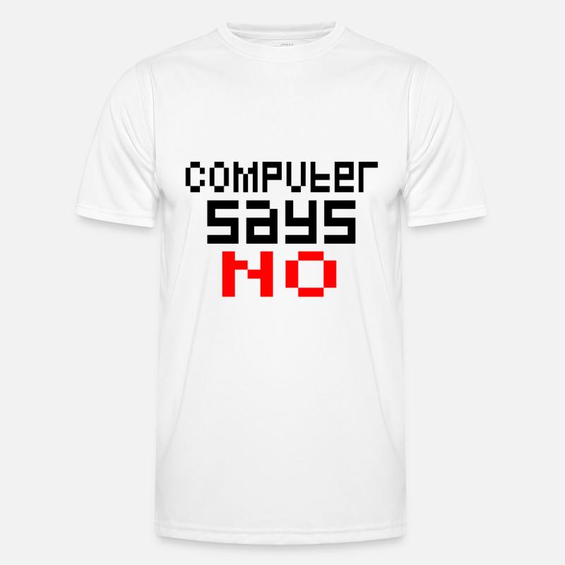 Computer - Men's Functional T-Shirt - white