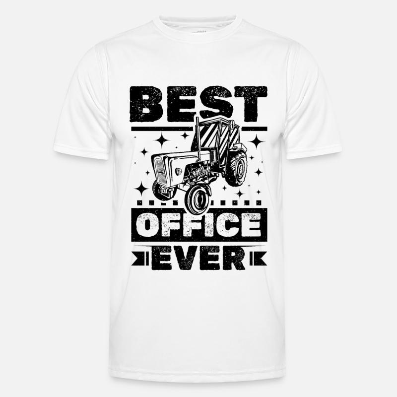 Traktor Office - Men's Functional T-Shirt - white