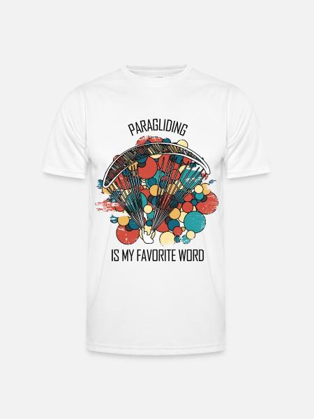 Paragliding Gleitschirm Paragleiter Paraglider - Men's Functional T-Shirt - white