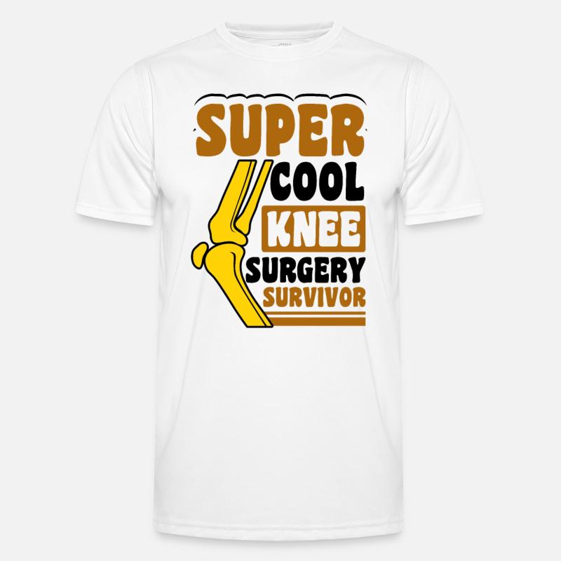 Super Cool Knee Surgery Survivor Männer Funktions-T-Shirt