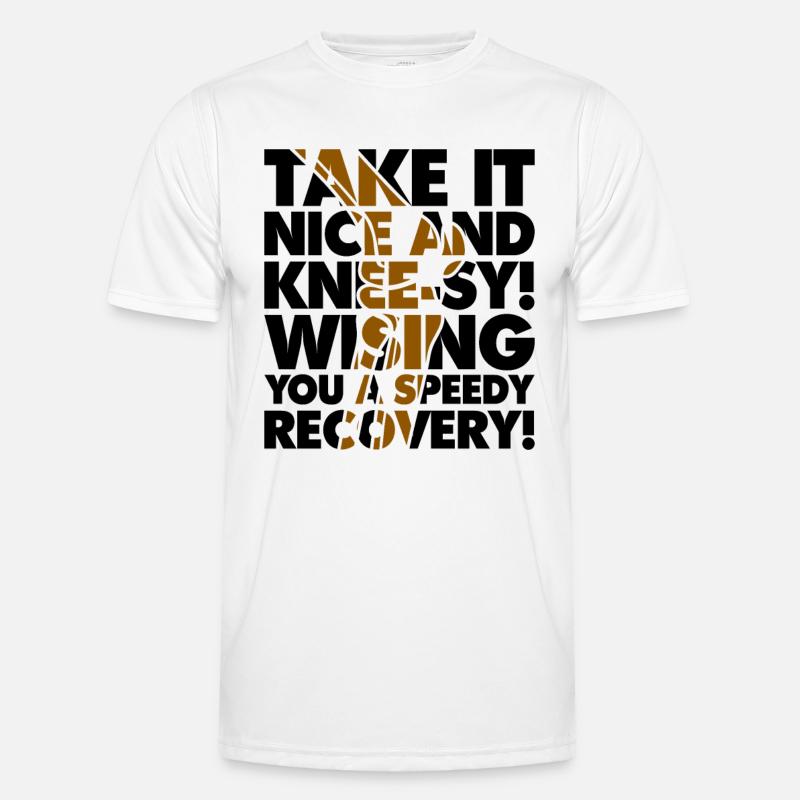 Take it nice and Knee-Sy Männer Funktions-T-Shirt
