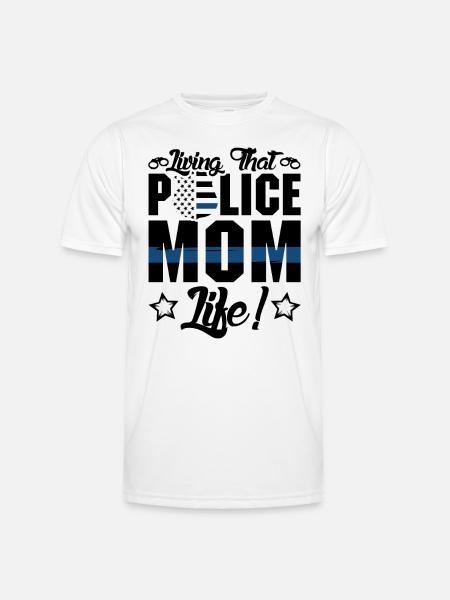 Polizei Polizist Polizeibeamte - Männer Funktions-T-Shirt - Weiß