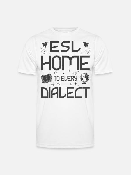 ESL-Lehrer ESL Unterricht - Männer Funktions-T-Shirt - Weiß