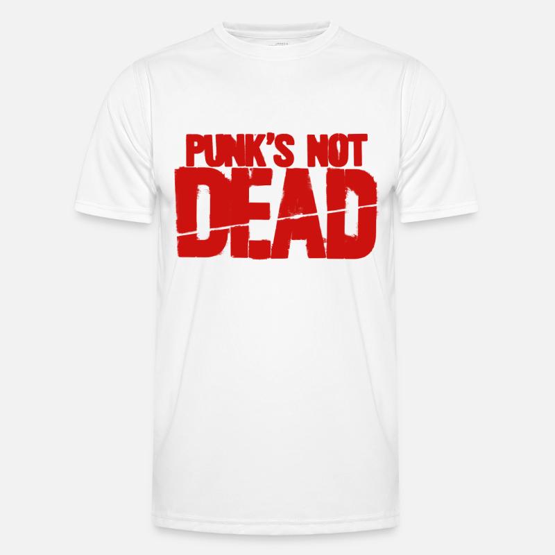 Punks Not Dead Gamer Männer Funktions-T-Shirt