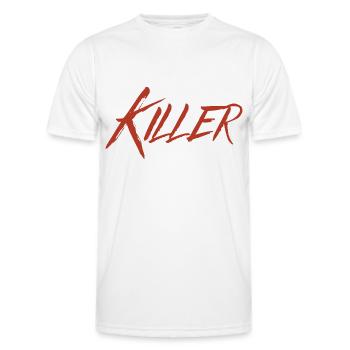 Série Killer Costume Halloween Horror Killer - T-shirt sport Homme - blanc - Devant - AI Model Male 178 dark (178cm)
