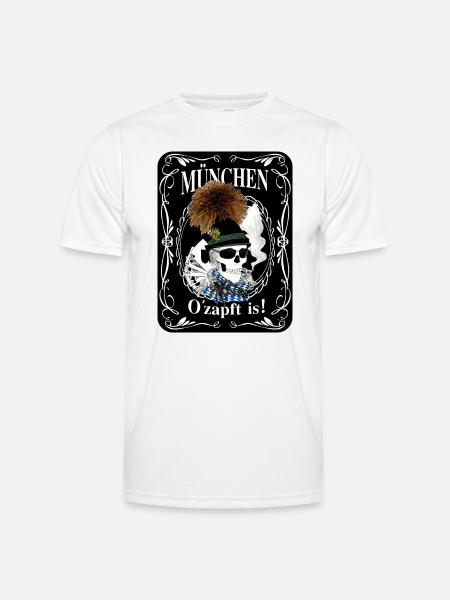 O´zapft is! - Männer Funktions-T-Shirt - Weiß
