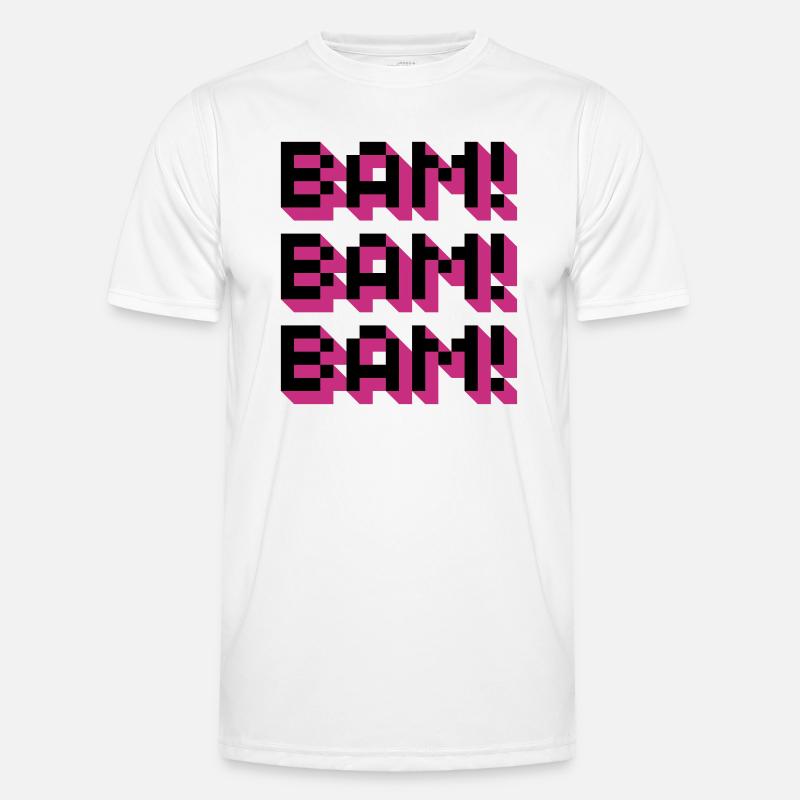 Bam! Bam! Bam! Männer Funktions-T-Shirt