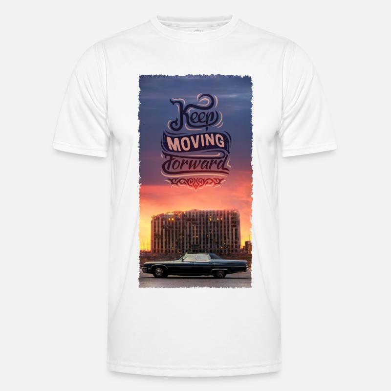 Keep Moving Forward - Men's Functional T-Shirt - white