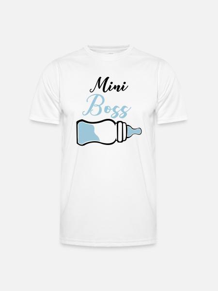 patron de biberon - T-shirt sport Homme - blanc