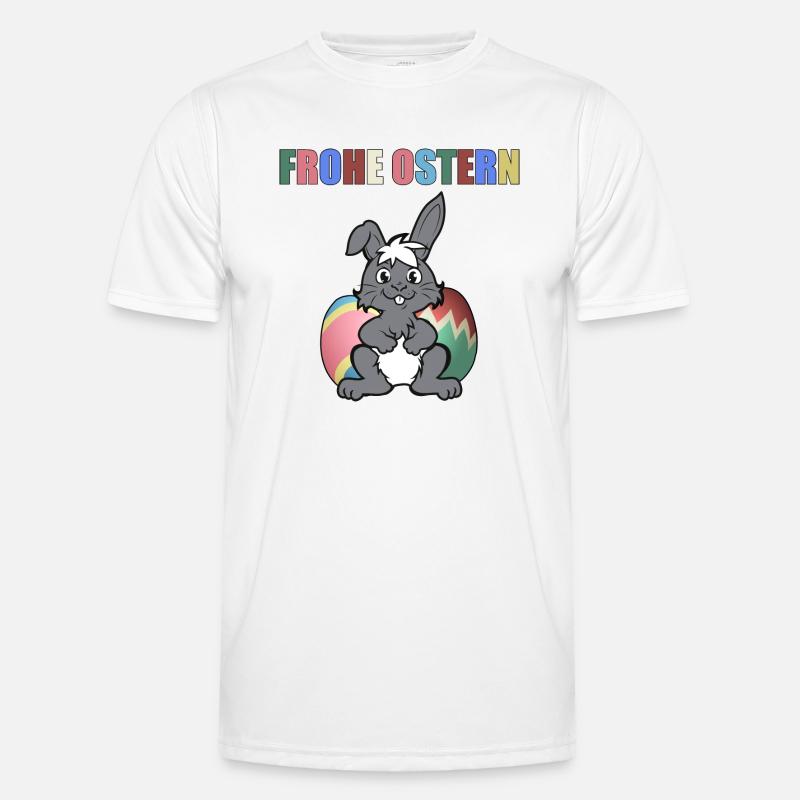FROHE OSTERN Männer Funktions-T-Shirt