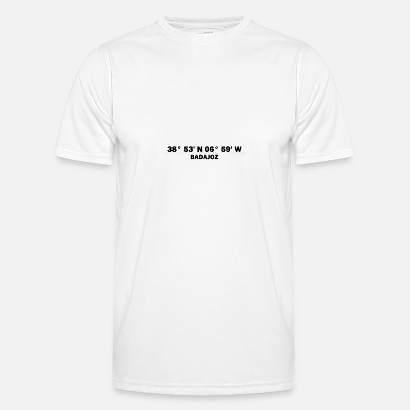 Badajoz Coordinates - Men's Functional T-Shirt - white