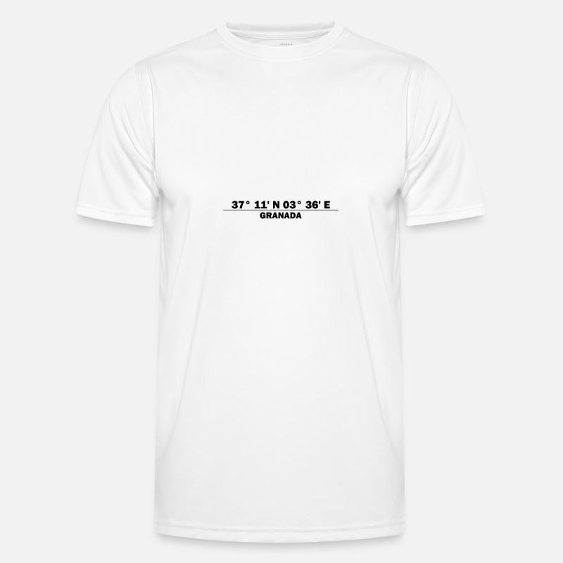 Granada Coordinates - Men's Functional T-Shirt - white
