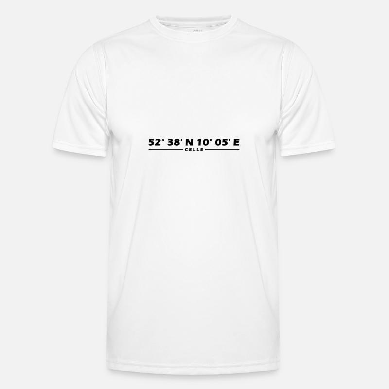 Celle coordinates - Men's Functional T-Shirt - white