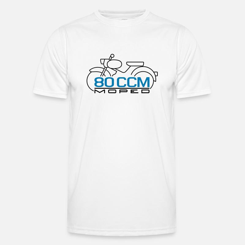 Emblème de 80cc Moped Sparrow T-shirt sport Homme