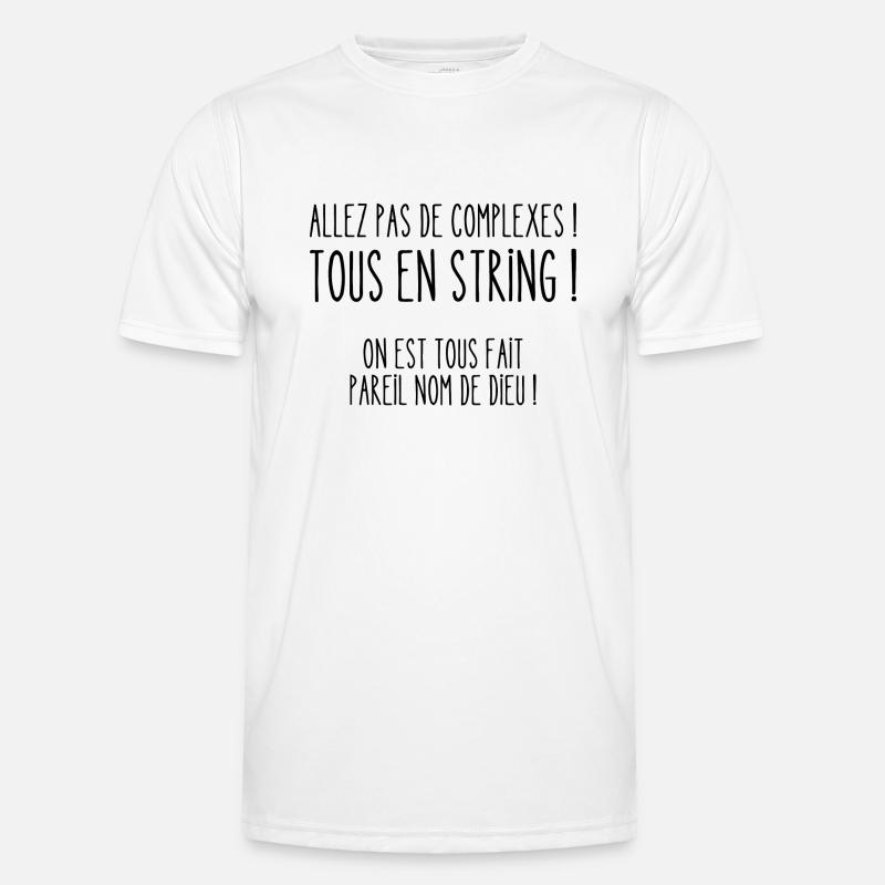tous en string T-shirt sport Homme