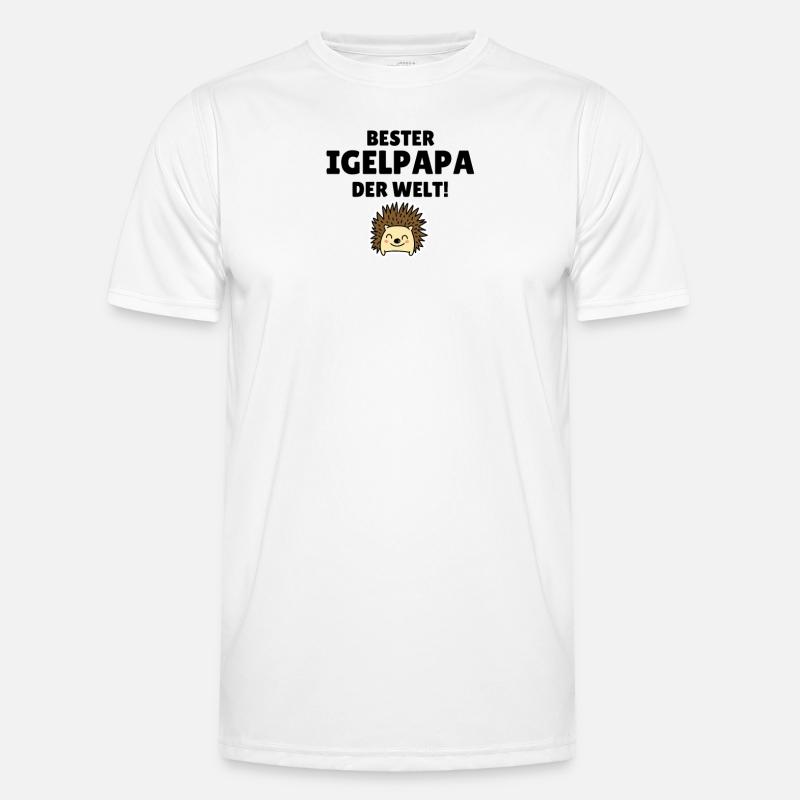 Igelpapa Männer Funktions-T-Shirt