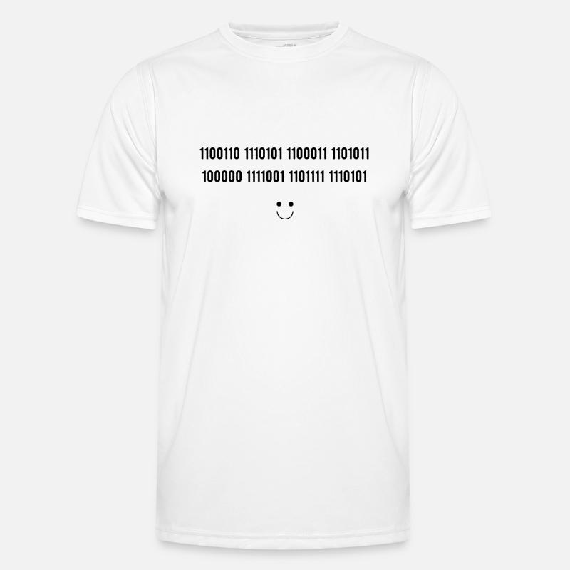 Secret Code - Men's Functional T-Shirt - white