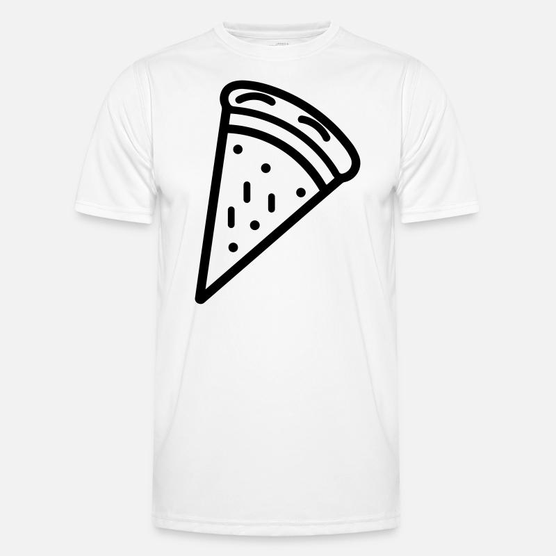 part de pizza T-shirt sport Homme