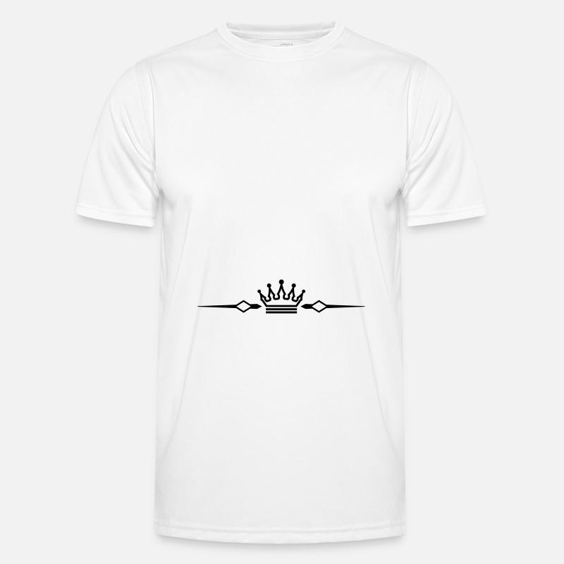 Krone Symbol Männer Funktions-T-Shirt