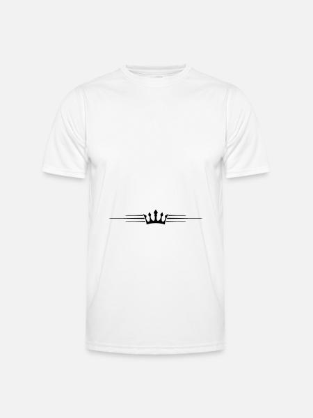 Crown Symbol Line - Men's Functional T-Shirt - white