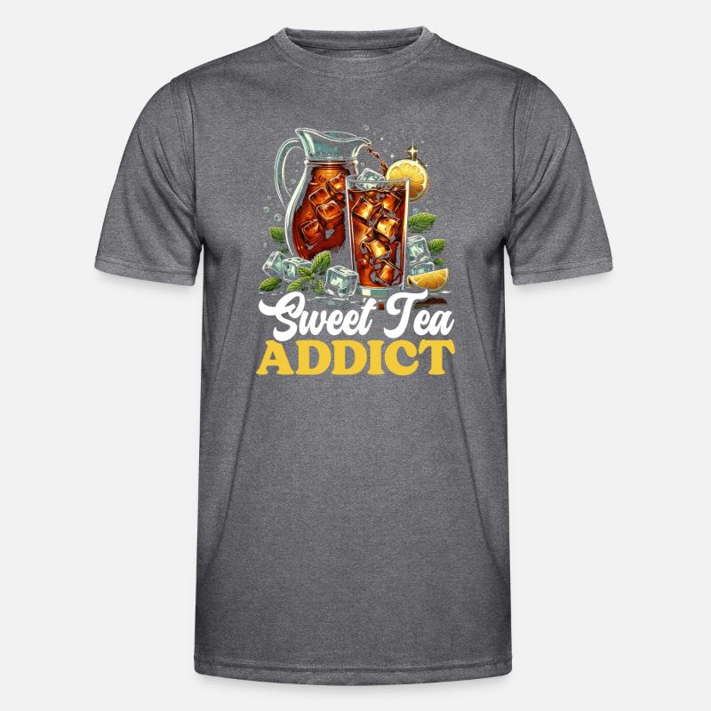 Süße Teetrinkerin Tee Männer Funktions-T-Shirt