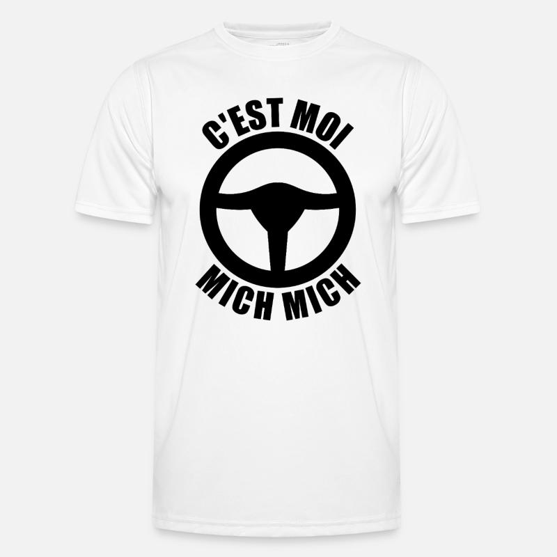 c'est moi mich mich, auto école T-shirt sport Homme