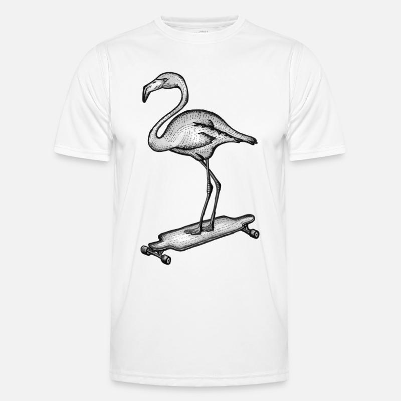 Flamingo Longboard Men's Functional T-Shirt