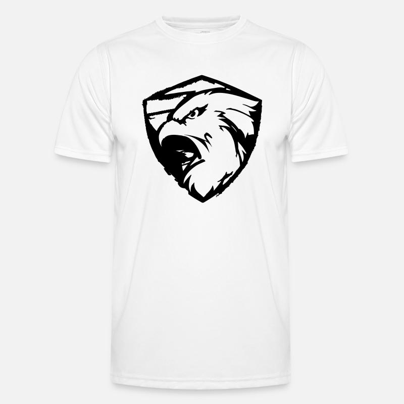 Mächtiger Adler Männer Funktions-T-Shirt