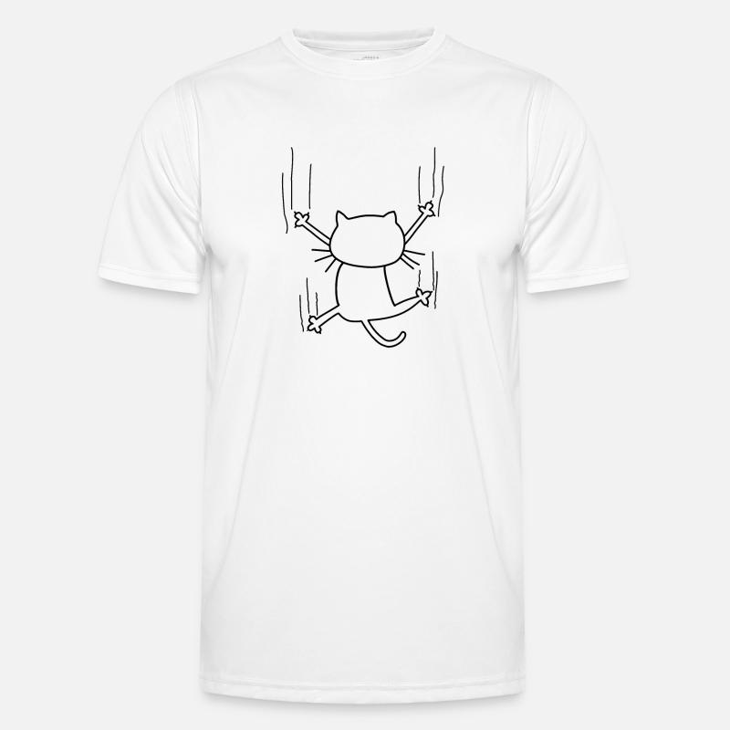 Chat T-shirt sport Homme