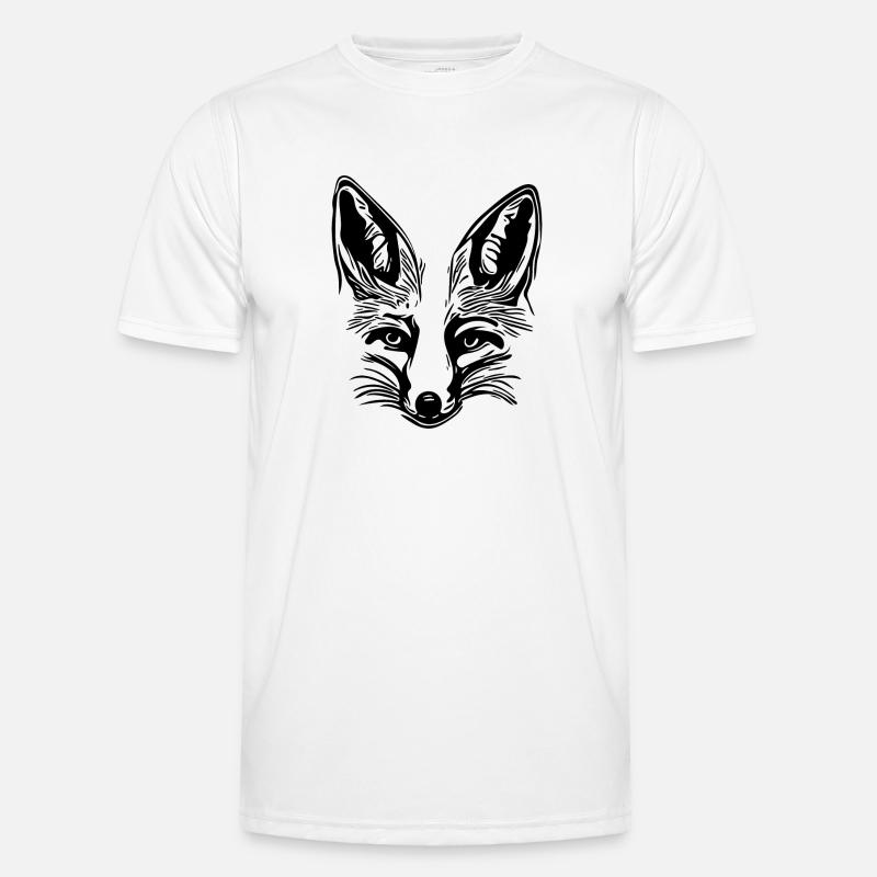 Dessin de renard mignon T-shirt sport Homme