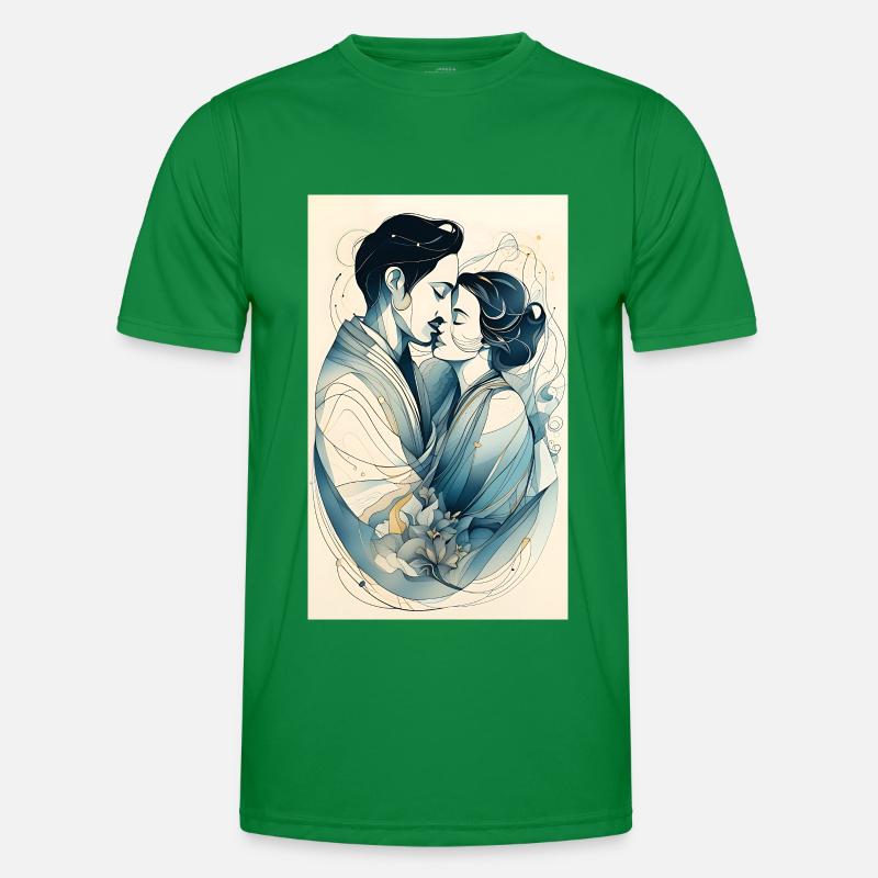 Quelques lignes sensuelles T-shirt sport Homme